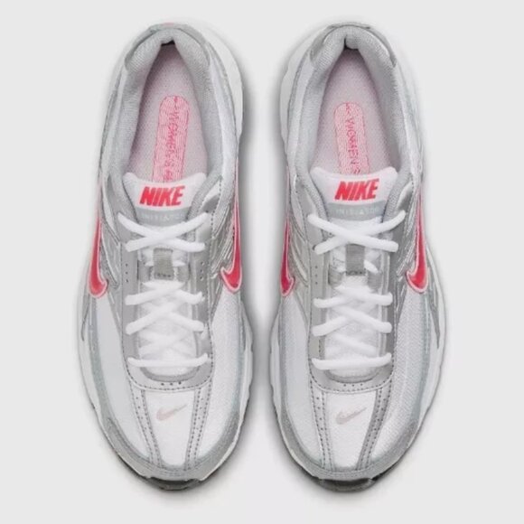 Nike Wmns Initiator White Silver Pink Women Running Shoes Sneakers - Picture 3 of 8